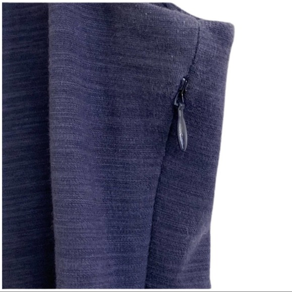 Madewell Denim Blue Cotton Peplum Top Size S - Fit & Flare Stretch - Picture 5 of 5